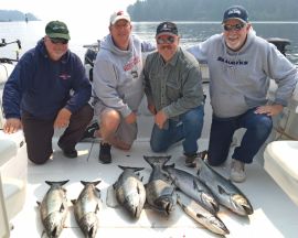 Salmon Eye Charters - Fishing Report July 10 Ucluelet BC