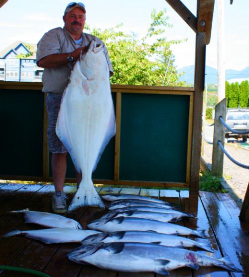 Halibut on the West Coast of Vancouver Island!