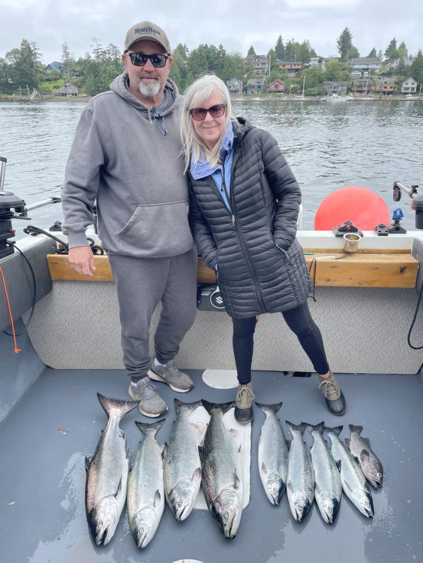 Salmon Eye Charters - Fishing Report July 10 Ucluelet BC