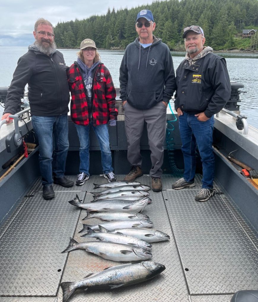 Salmon Eye Charters - Fishing Report July 10 Ucluelet BC