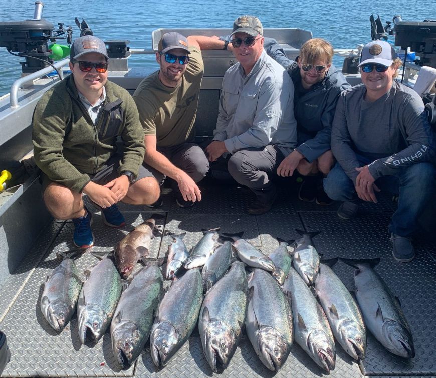 Salmon Eye Charters - Fishing Report Ucluelet BC August 19, 2023