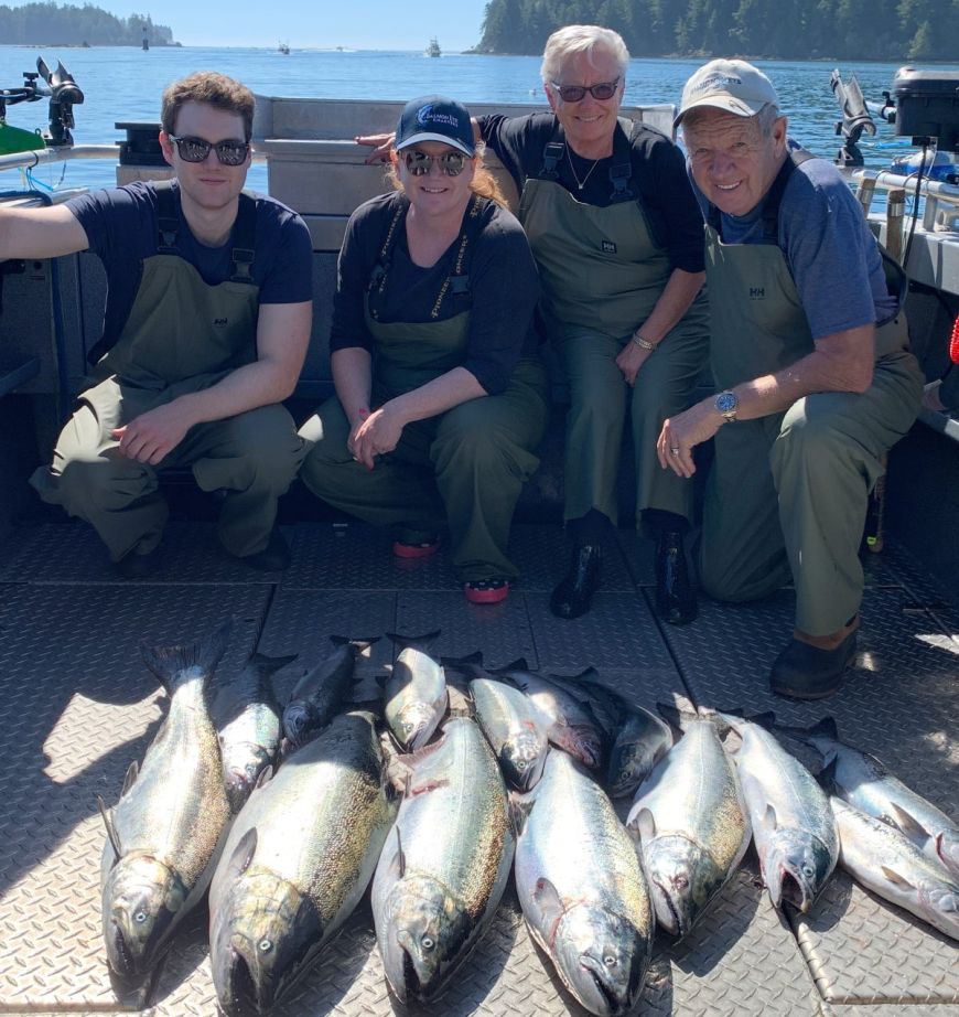 Salmon Eye Charters - Fishing Report July 10 Ucluelet BC