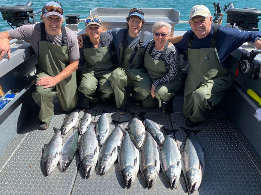 Salmon Eye Charters - Fishing Report July 10 Ucluelet BC