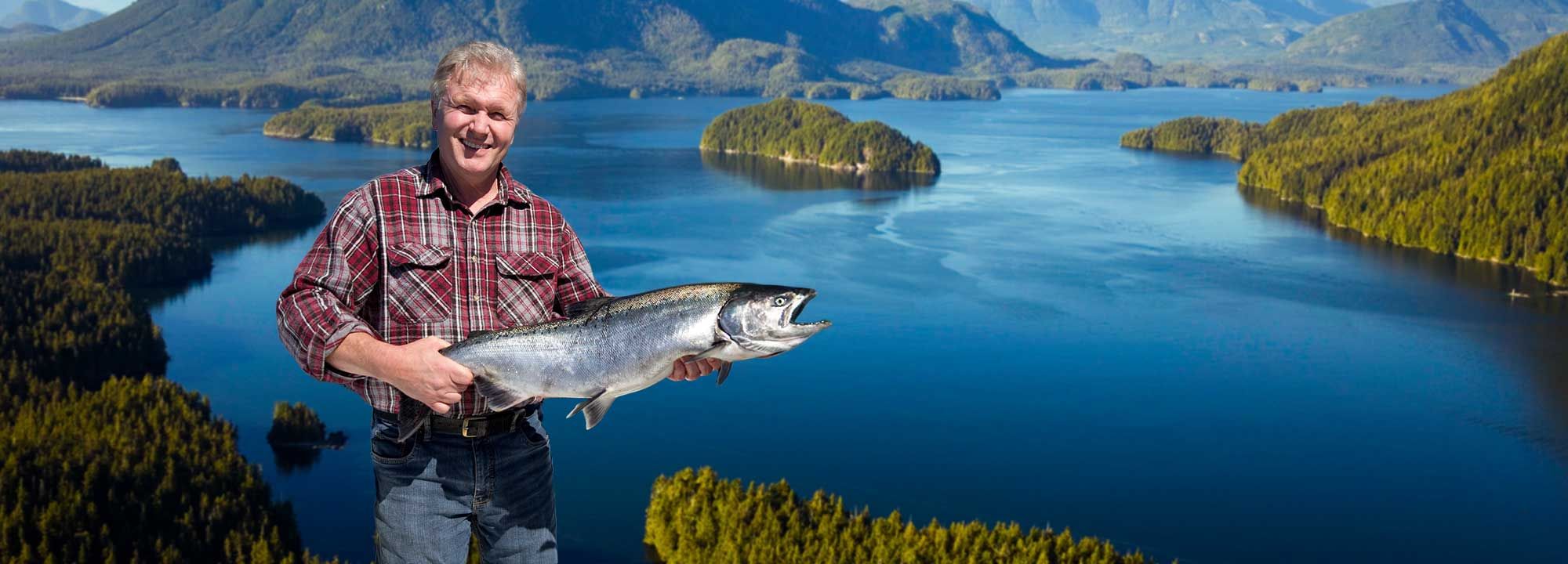 Salmon Eye Charters -50lbs a day guarantee - Fishing Ucluelet BC