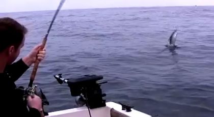 Rare video footage while King Salmon fishing!