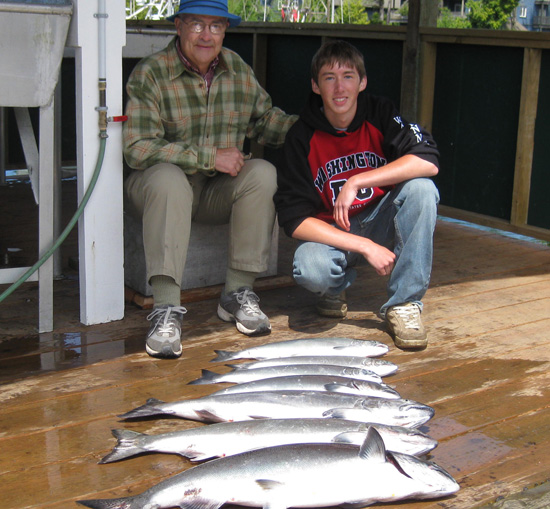 Rand Hillier and son June 29, 2009