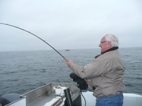 Rick Bartling June 13, 2009 reeling in the big one!